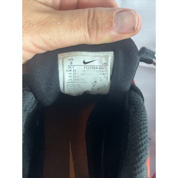 Nike Alpha Menace 4 Pro Picante Red Black Football Cleats | FQ3984-600 Mens Sz 8 - Picture 13 of 14